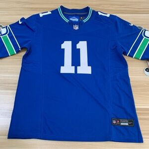 💛Jaxon Smith-Njigba Royal Stitched Jersey Vapor